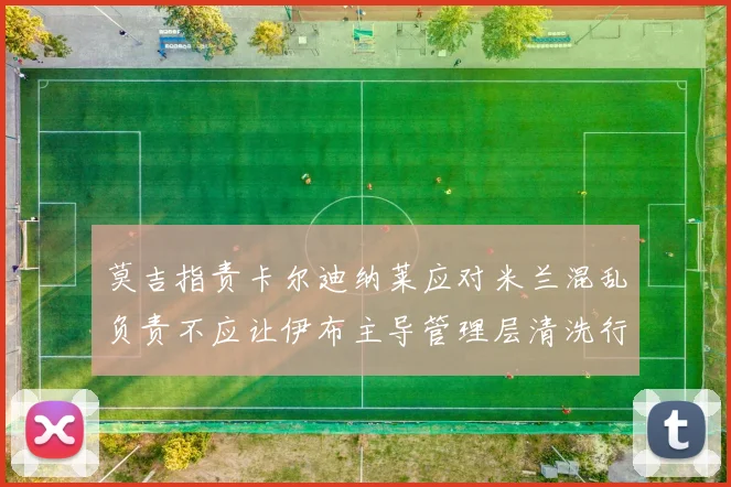 莫吉指责卡尔迪纳莱应对米兰混乱负责不应让伊布主导管理层清洗行动